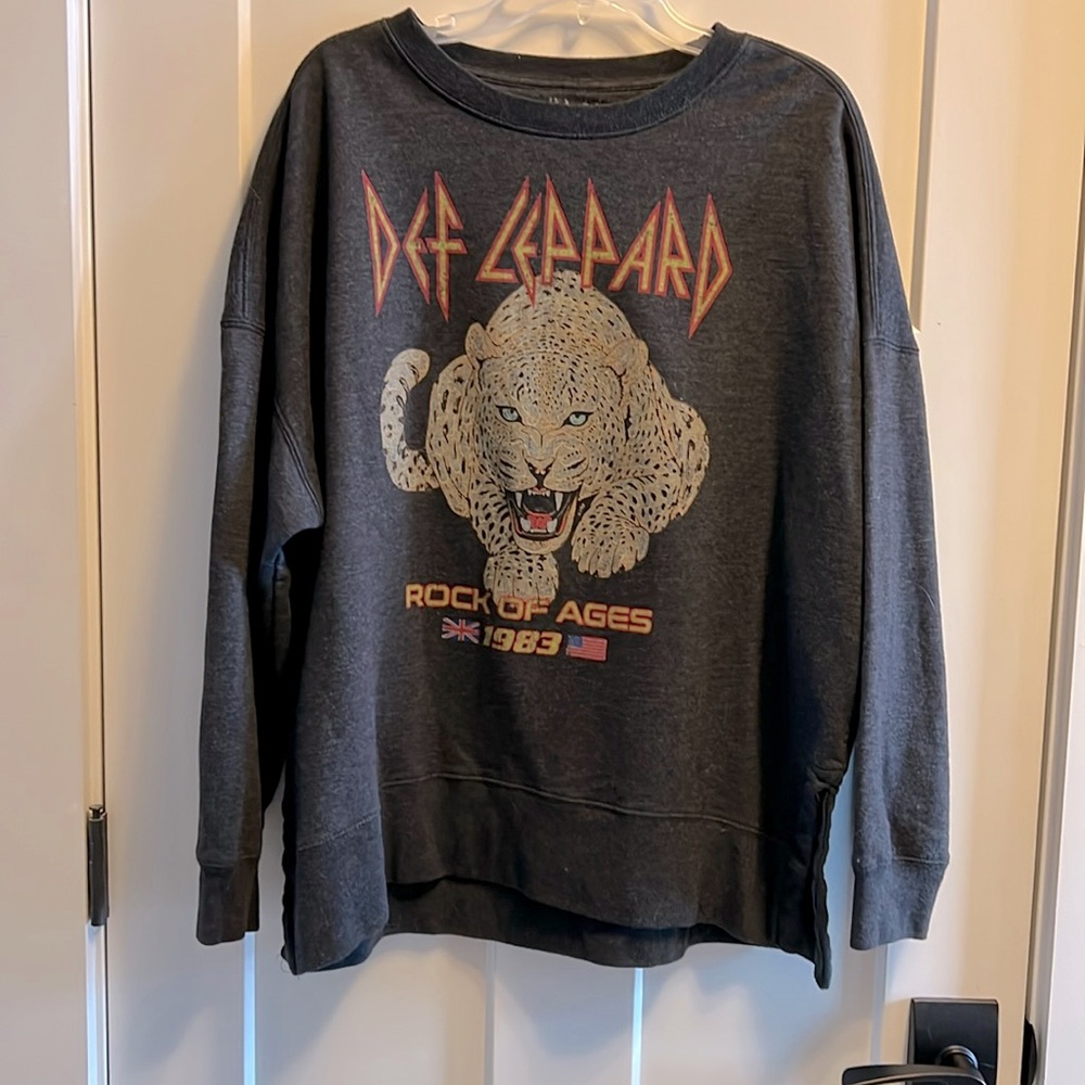 Def Leppard Crew Neck Sweatshirt